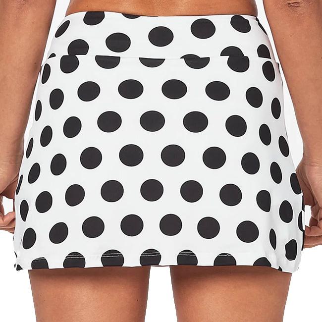 海外サイズ A40GRADOS レディース ブラックドット 水玉模様 ルナ スカート MFFUSLUN-ホワイト×ブラック(22y7mテニス) |  | 01