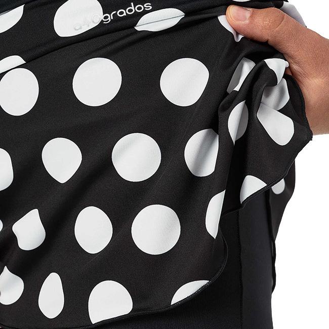 海外サイズ A40GRADOS レディース ホワイトドット 水玉模様 ルナ スカート MFL-ブラック×ホワイト(22y7mテニス) |  | 02
