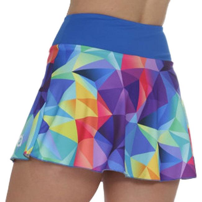 海外サイズ A40GRADOS レディース プリズム柄 スカート 1936MFFULLP-ブルー(22y5mテニス) |  | 01