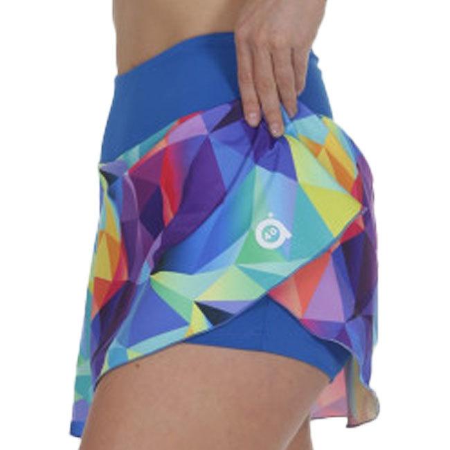 海外サイズ A40GRADOS レディース プリズム柄 スカート 1936MFFULLP-ブルー(22y5mテニス) |  | 02