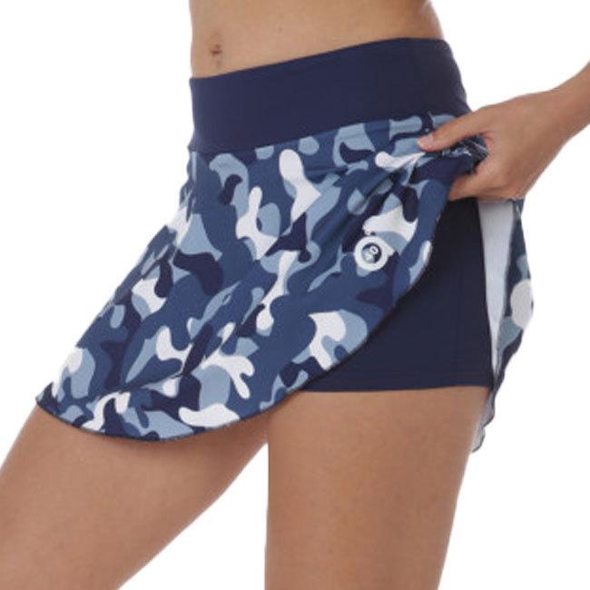 海外サイズ A40GRADOS レディース 迷彩柄 フィール スカート MFFIEL-ブルー(22y5mテニス) |  | 02