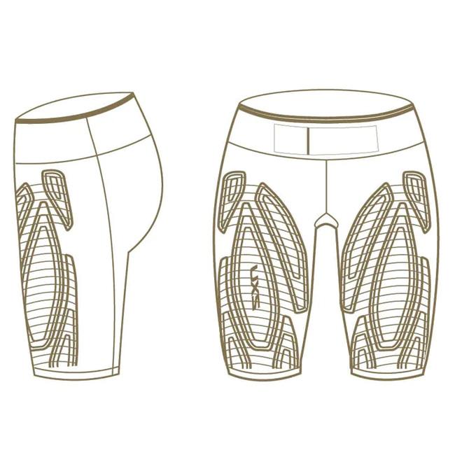 2XU(ツータイムズユー) 2022 レディース ライトスピードMCS ミッドライズコンプレッションショート WA6593B-BLKGRF | 2XU | 07