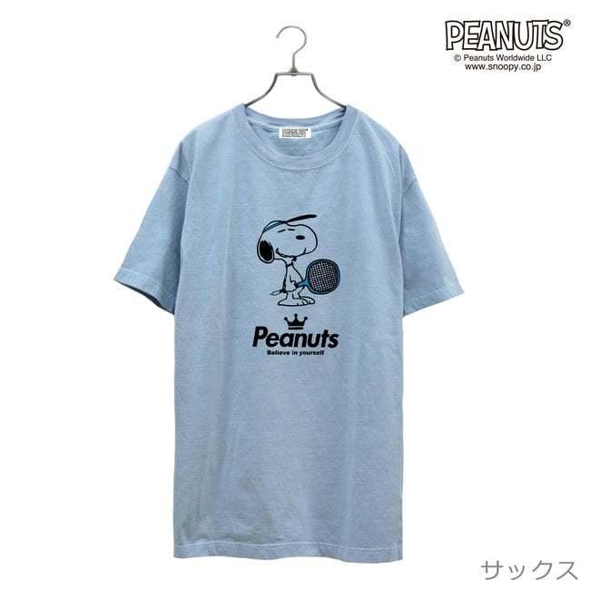 PEANUTS(ピーナッツ) SNOOPY(スヌーピー) ユニセックス ピグメント 半袖Tシャツ スポーツ 部活 シリーズ テニス ※サイズ表確認 spc-tn1 |  | 04