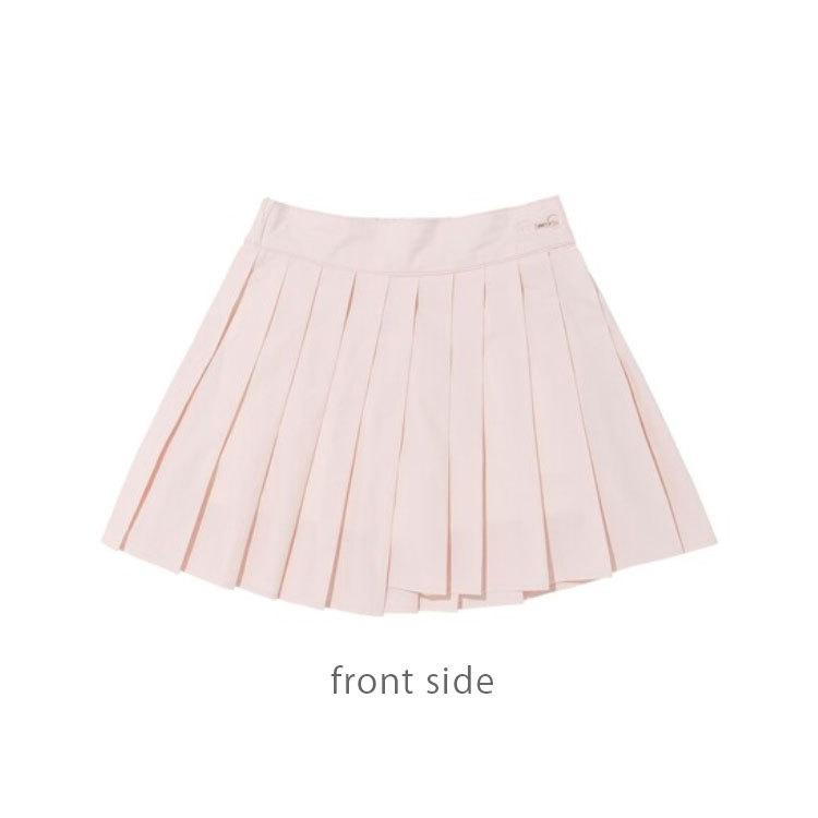 韓国系テニスウェア LOVEFORTY(ラブフォーティ) レディース アンバランス プリーツ スカート スコート -ピンク |  | 05