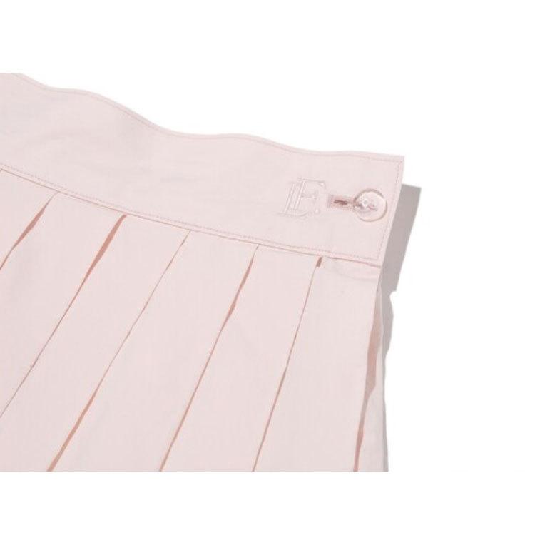 韓国系テニスウェア LOVEFORTY(ラブフォーティ) レディース アンバランス プリーツ スカート スコート -ピンク |  | 07