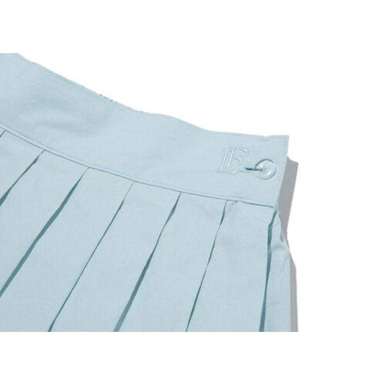 韓国系テニスウェア LOVEFORTY(ラブフォーティ) レディース アンバランス プリーツ スカート スコート -スカイブルー |  | 06