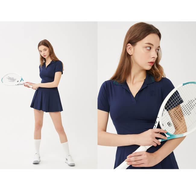 韓国系テニスウェア LOVEFORTY(ラブフォーティ) レディース LINE-POINT