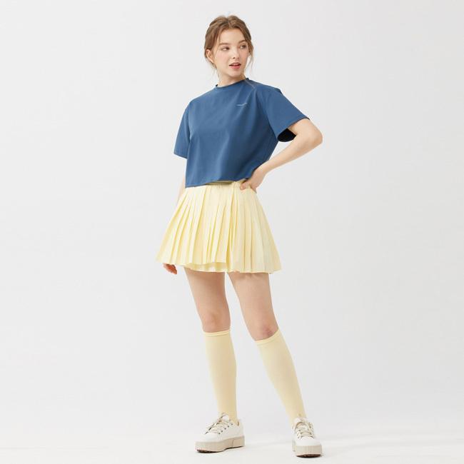 アジアサイズ ボールホルダー有 Loveforty ラブフォーティ レディース Pleated Skirt プリーツ スコート スカート ウェア イエロー 21y7mテニス アミュゼスポーツ 通販 Yahoo ショッピング