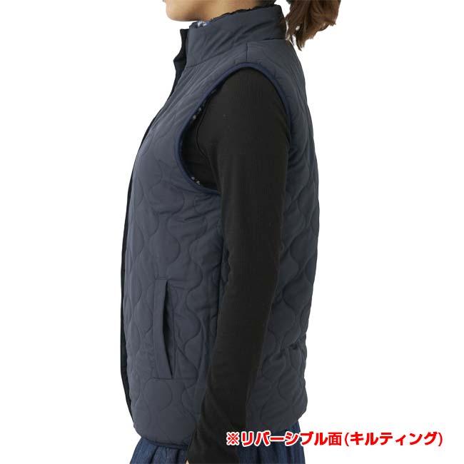 日本サイズ OceanPacific(オーシャンパシフィック／OP) 2023 FW レディース 柄ボア×キルティング リバーシブル 2wayベスト 553-251(23y11mトレーニング) | Ocean Pacific | 16