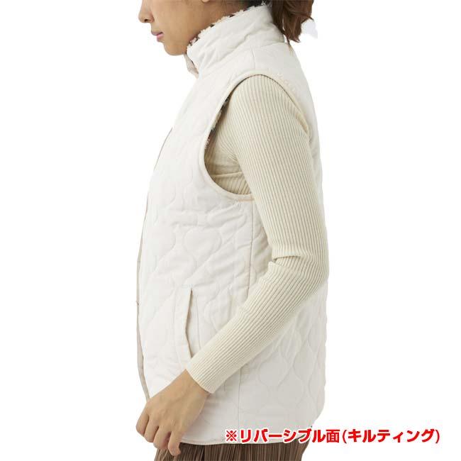 日本サイズ OceanPacific(オーシャンパシフィック／OP) 2023 FW レディース 柄ボア×キルティング リバーシブル 2wayベスト 553-251(23y11mトレーニング) | Ocean Pacific | 08