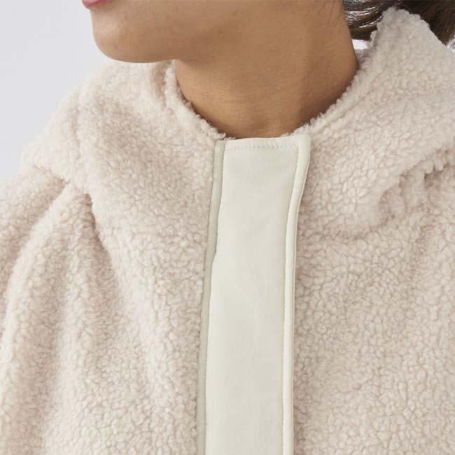 在庫処分特価 日本サイズ OceanPacific(オーシャンパシフィック／OP) 2023 FW レディース ボア×キルト切り替え フード付き ロングコート 553-212 | Ocean Pacific | 05