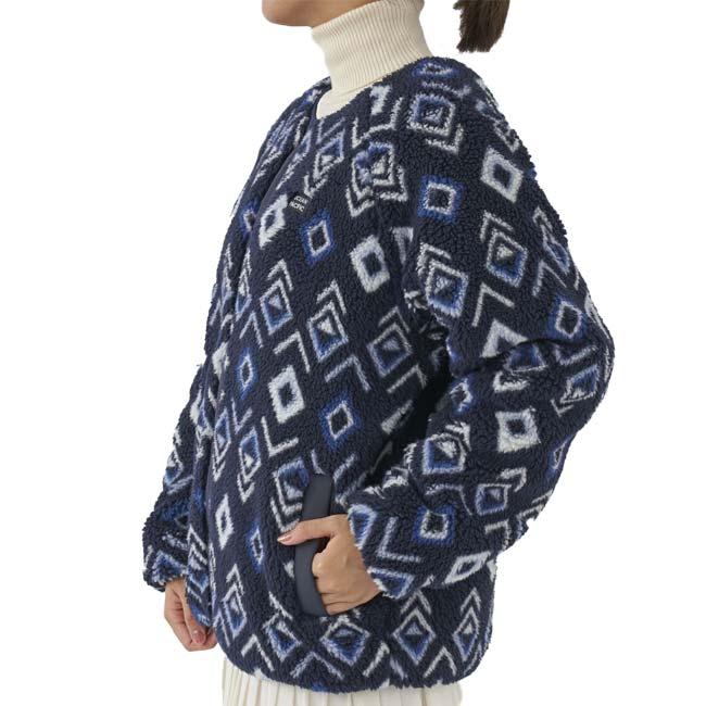 日本サイズ OceanPacific(オーシャンパシフィック／OP) 2023 FW レディース 柄ボア×キルティング リバーシブル 2wayブルゾン 553-211(23y11mトレーニング) | Ocean Pacific | 11