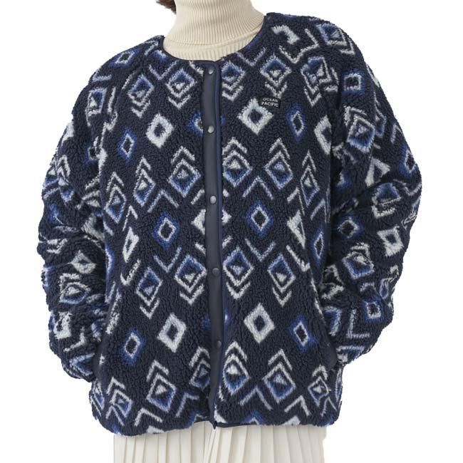 日本サイズ OceanPacific(オーシャンパシフィック／OP) 2023 FW レディース 柄ボア×キルティング リバーシブル 2wayブルゾン 553-211(23y11mトレーニング) | Ocean Pacific | 09