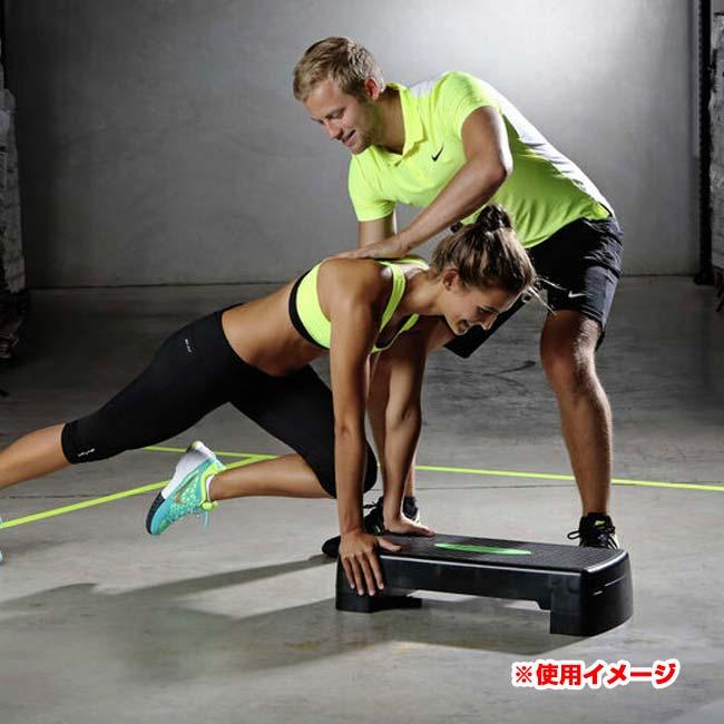 トップスピン(TOPSPIN)／ツールズ(TOOLZ) POWER STEP パワーステップ 高さ調整(10／15cm) トレーニング ホームワークアウト LS3168A BK×グリーン(25y10m) |  | 10