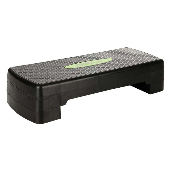 トップスピン(TOPSPIN)／ツールズ(TOOLZ) POWER STEP パワーステップ 高さ調整(10／15cm) トレーニング ホームワークアウト LS3168A BK×グリーン(25y10m) |  | 01