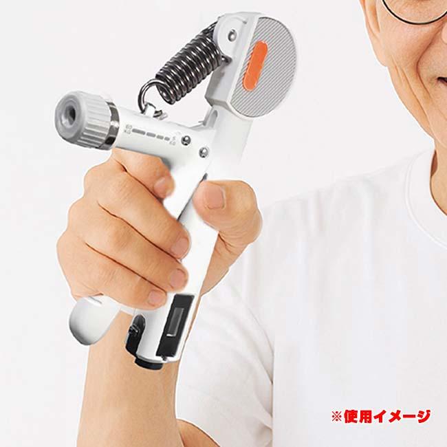 健康管理・体力維持に ハック(HAC) カウンター付にぎにぎ 健康握力グリップ 負荷調節5-60kg HAC5380 ホワイト(26y7m) |  | 03