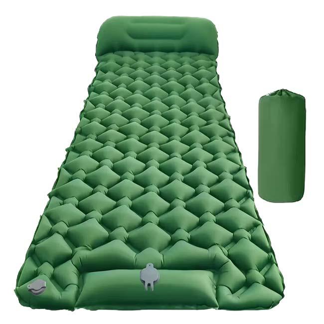 キャンプや緊急避難時に  1人用 エアマットレス フットポンプ式 コンパクト軽量 キャリーバッグ付き 屋内屋外兼用 シングルサイズ TE439947(25y10m) |  | 06