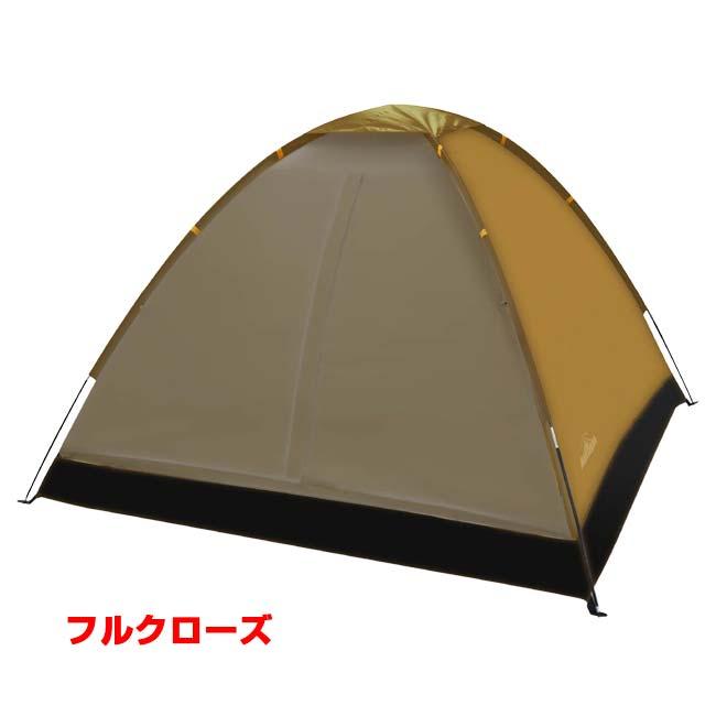 簡単設営 Montagna(モンターナ) 組立式ファミリードームテント 200×200