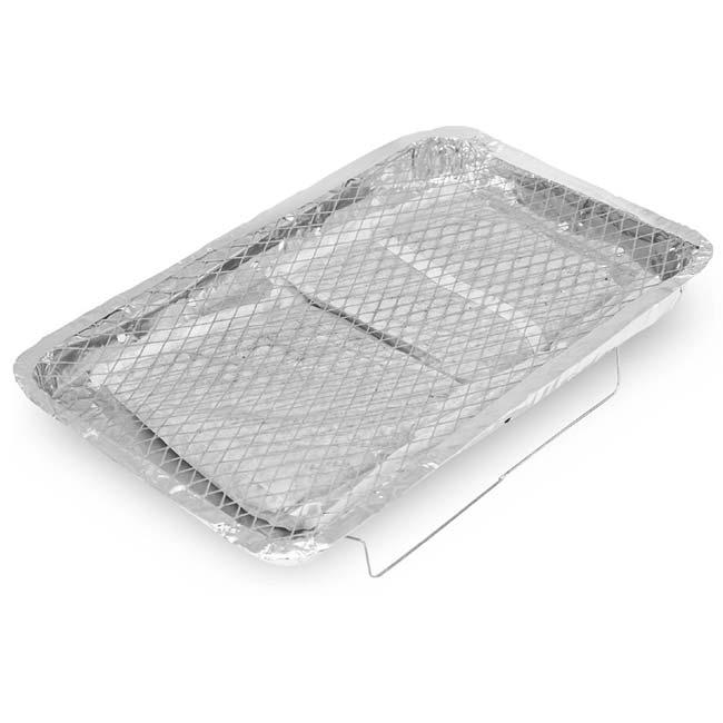 これ一つですぐ焼ける！ Montagna(モンターナ) インスタントBBQコンロ BIGサイズ 47.5×30.5cm 屋外専用 炭＋着火剤＋網セット HAC5191 シルバー(26y3m) |  | 01