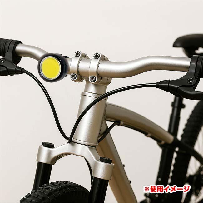 簡単取り付け＆取り外し ハック(HAC) 自転車用超小型COBライト USB充電式 工具不要 防水仕様 HAC5159 ブラック(25y12m)【LI電含】 |  | 02