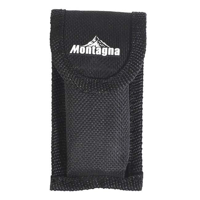 緊急時・防災・アウトドアでマルチに使える Montagna(モンターナ) 7in1マルチツール カラビナ一体型 収納袋付き HAC4452 ブラック(25y9m) |  | 02