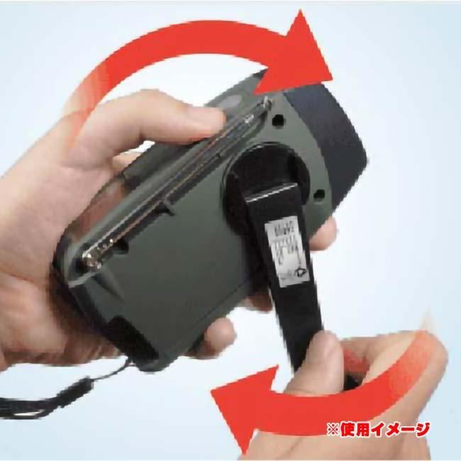 多彩な機能がこれ1つに ハック(HAC) ダイナモ充電 ラジオライト USB&ソーラー&手動充電 FM／AMラジオ対応 ライト点灯 HAC4486A カーキー(25y9m) |  | 04