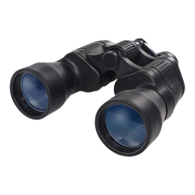 アウトドアやスポーツ観戦に ハック(HAC) BINOCULARS ビノキュラー 双眼鏡 7×50 眼幅調整可能 視度＆ピント調節ラクラク HAC4893A ブラック(25y9m) | 