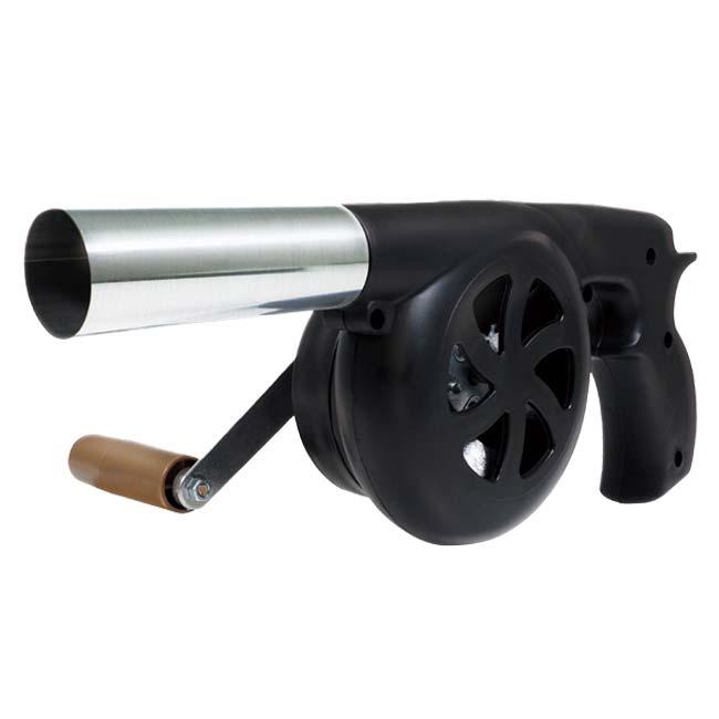 BBQで大活躍！素早く火起こし Montagna(モンターナ) 手動式ビッグバーベキューファン ガンタイプ 電池不要 簡単操作 HAC4507 ブラック(25y6m) |  | 01