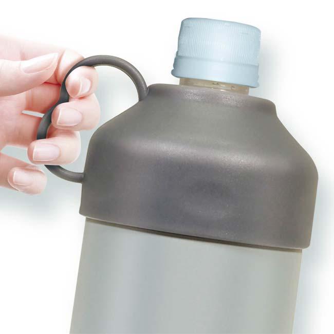 ペットボトルをそのまま入れるだけ ハック(HAC) 真空ペットボトルクーラー 真空二重構造 保温保冷兼用 500-600mlペットボトル対応 HAC4689／HAC4690(25y3m) |  | 05