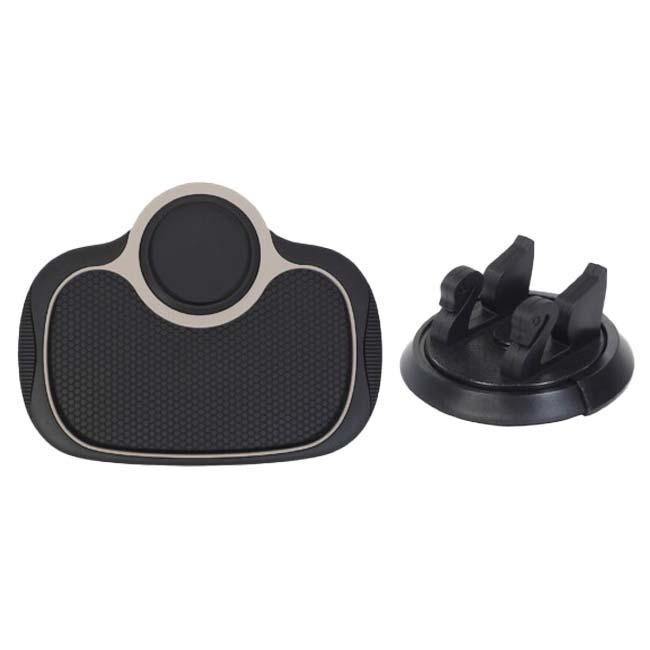 接着剤不要でピタッとくっつく ハック(HAC) スマホホルダー付き 車用ノンスリップマット すべり止め付き 簡単設置 HAC4329ブラック(24y9m) |  | 02