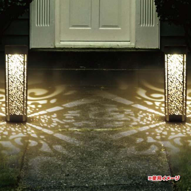 幻想的な光と影 ハック(HAC) ソーラーガーデンライトスリム 2本セット 埋め込み型 ソーラー充電 自動点灯 屋外専用 HAC3815-ブラック(24y6m) |  | 04