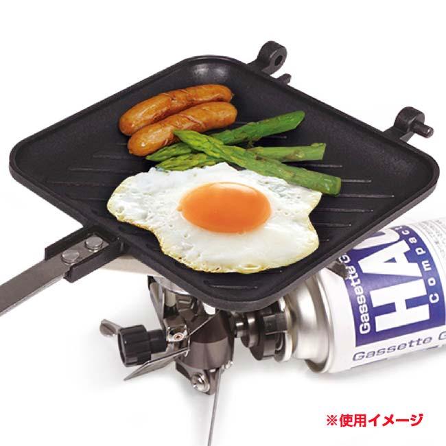 在庫処分特価 挟んで焼くだけ レシピは無限大 Montagna(モンターナ) グリル＆ホットパン 直火専用 プレート内側フッ素加工 ロック機能付き取手 HAC3440 |  | 05