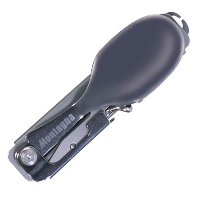 スプーン、フォーク、缶切り、ナイフ、コルク抜きが一つに  Montagna(モンターナ) 5WAY マルチツール コンパクト収納 HAC3478-シルバー(24y6m) |  | 02