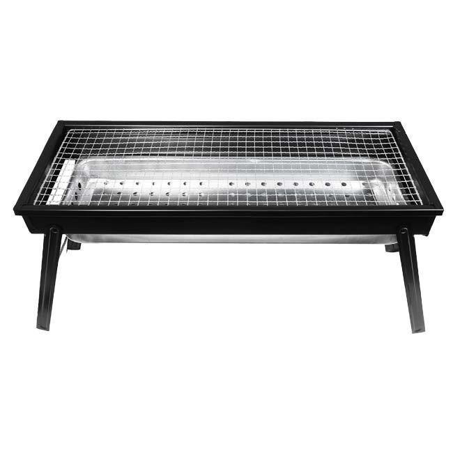 大人数のBBQに最適 Montagna(モンターナ) BBQワイドコンロ バーベキューコンロ 工具不要 簡単組立 HAC3940-ブラック(24y3m) |  | 01