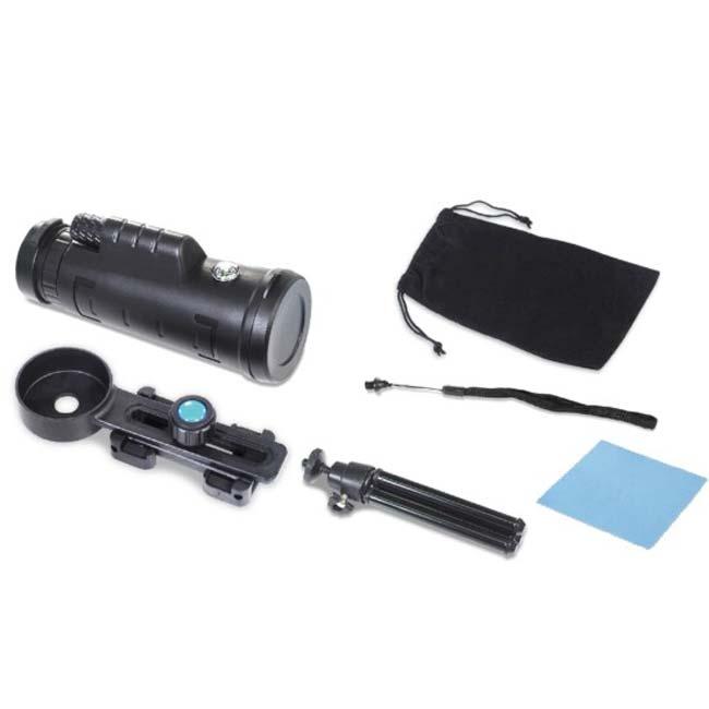 単眼鏡をしても使用可能 ハック(HAC) スマートフォン対応 単眼スコープ 超高倍率で撮影可能 ※スマホは付属しません※ HAC3636-ブラック(24y3m) |  | 01