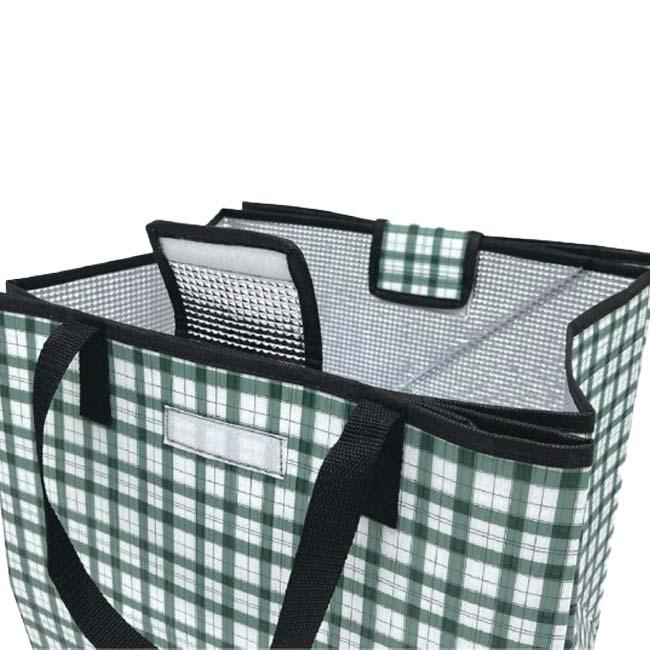 バッグにもなる   ハック(HAC) マルチなレジャーシート 110×98cm 裏面アルミ仕様 HAC3864-チェック(24y3m) |  | 02