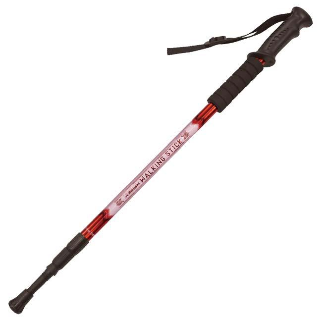 伸縮自在＆軽量設計 Montagna(モンターナ) ウォーキングステッキ 1本 ストラップ付属 HAC3448(24y3m) |  | 03