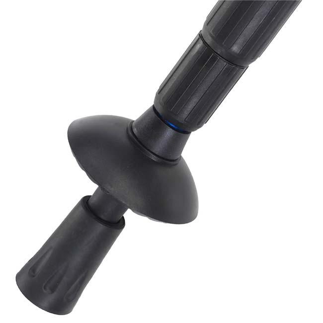 伸縮自在＆軽量設計 Montagna(モンターナ) ウォーキングステッキ 1本 ストラップ付属 HAC3448(24y3m) |  | 07