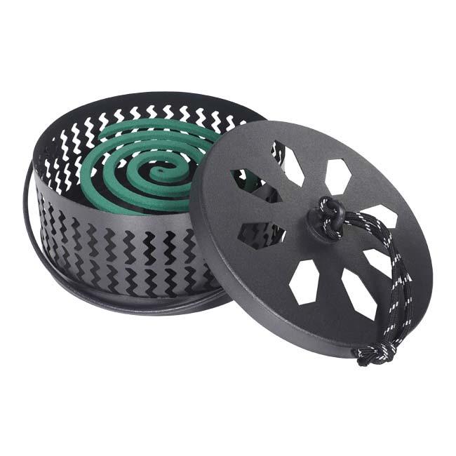 蚊取り線香がスタイリッシュに使える  Montagna(モンターナ) 蚊取り線香 ホルダー 持ち手付き HAC3558-ブラック(23y2m) | 