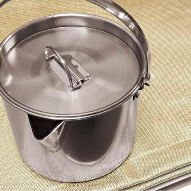 キャンプやBBQシーンで大活躍 Montagna(モンターナ) 焚火 グランドシート 耐熱グラスファイバー素材 HAC2877-ベージュ(22y3m) |  | 04