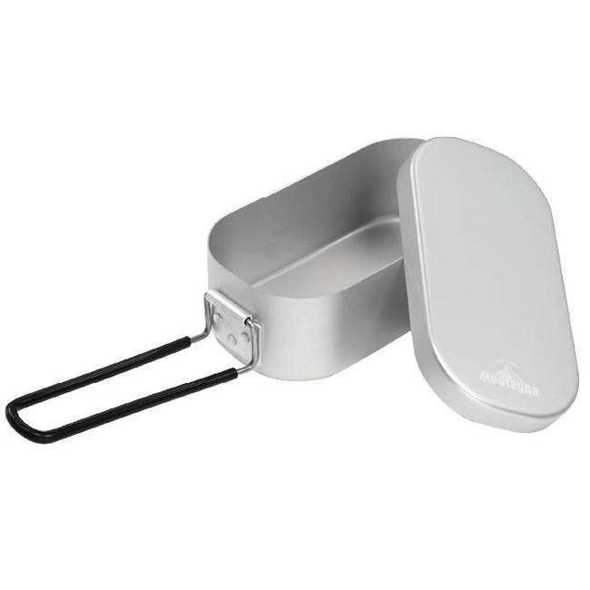 ソロキャンプに最適 Montagna(モンターナ) 1合炊き アルミ製 ライスクッカー HAC2915-シルバー(21y10m) | 