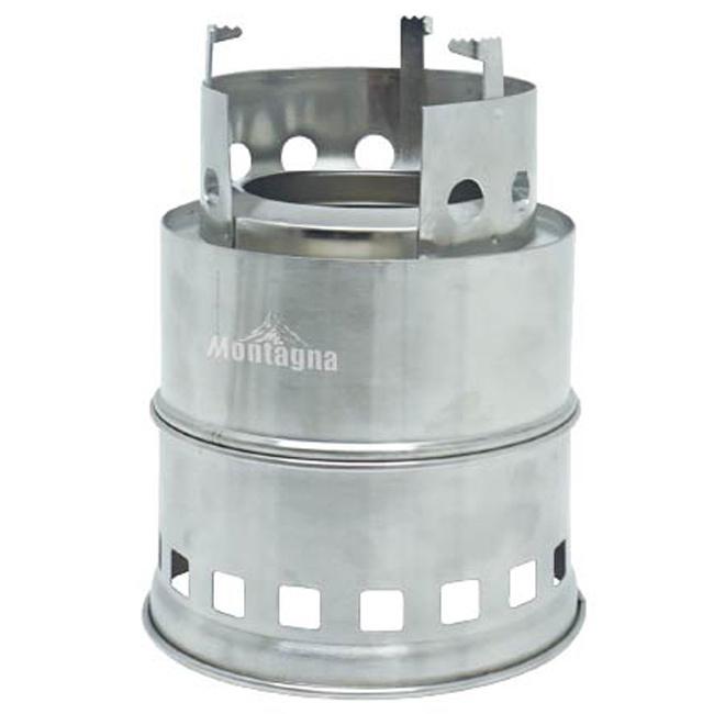 在庫処分特価 簡単組立 簡単収納  Montagna(モンターナ) コンパクト 焚き火ストーブ HAC2712(21y5m) | 