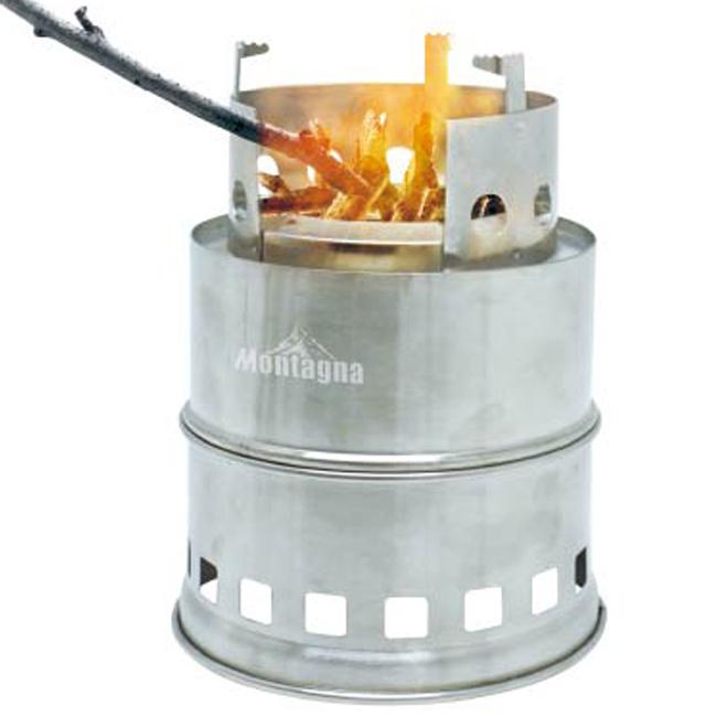 在庫処分特価 簡単組立 簡単収納  Montagna(モンターナ) コンパクト 焚き火ストーブ HAC2712(21y5m) |  | 01