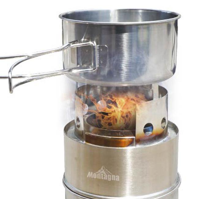 在庫処分特価 簡単組立 簡単収納  Montagna(モンターナ) コンパクト 焚き火ストーブ HAC2712(21y5m) |  | 02