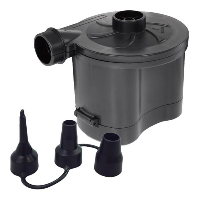 コード不要でどこでも使える HAC(ハック) 電池式 エアーポンプ 空気の注入排出両方可能 3種類のノズル付き HAC3122A-ブラック(22y10m) | 