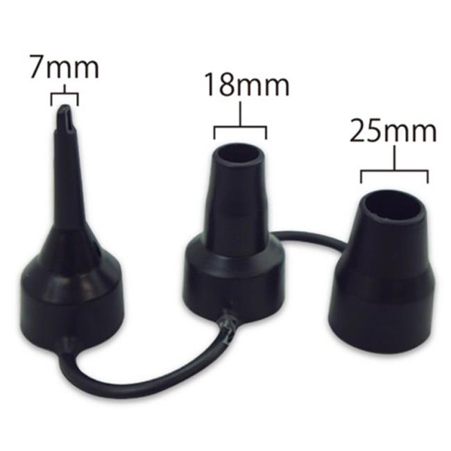 コード不要でどこでも使える HAC(ハック) 電池式 エアーポンプ 空気の注入排出両方可能 3種類のノズル付き HAC3122A-ブラック(22y10m) |  | 02