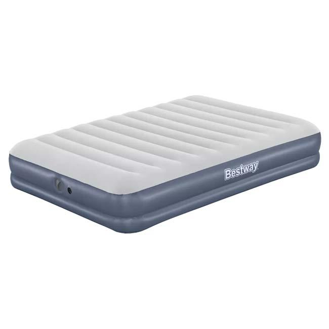 ベストウェイ(Bestway) エアーマット 203×152×36cm 電動式エアマット USB充電 ダブルベッドサイズ 6716T グレー×ダークグレー(26y2m)【LI電含】 |  | 01