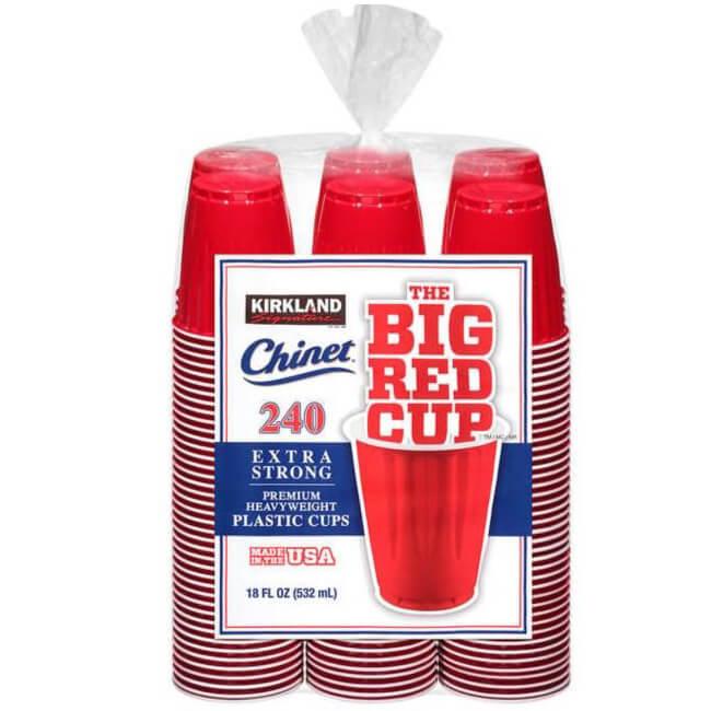 アウトドア、イベントに KIRKLAND SIGNATURE(カークランドシグネチャー) チャイネット レッドカップ 532ml×240個 1193444(21y5m)コストコ |  | 01