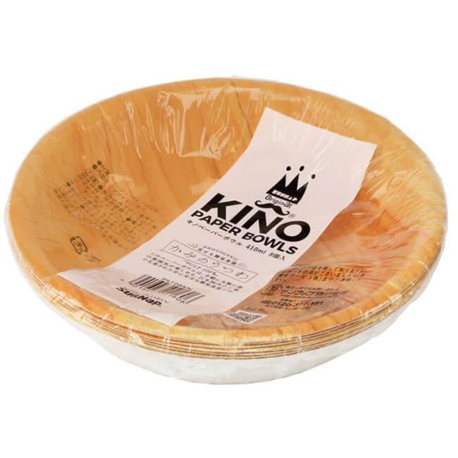 KINO(キノ) ペーパーボウル 見せる簡易食器 かみのうつわ 8枚入り×10パック P4108KN(21y4m)コストコ |  | 01