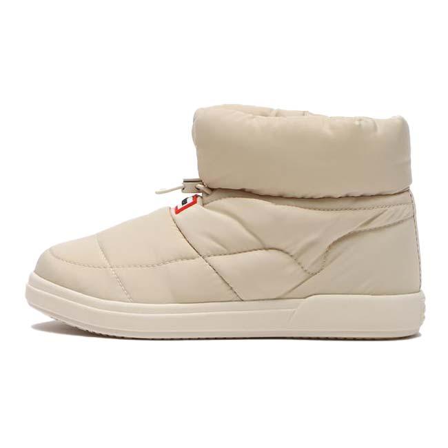 在庫処分特価 HUNTER(ハンター) レディース IN／OUT イン／アウト PUFFER BOOTIE パファーブーティー 国内正規商品 WFF3001WWU-CCRキャンバスクリーム(24y10m) | 